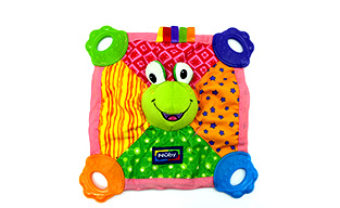 青蛙婴儿安抚方巾