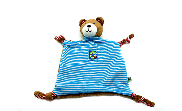 熊仔婴儿安抚方巾